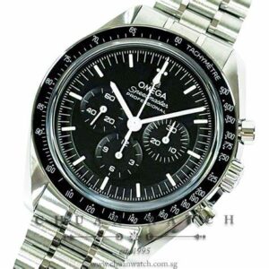 Omega Speedmaster Moonwatch Professional Co‑Axial Master Chronometer Chronograph Black Dial Men 42MM