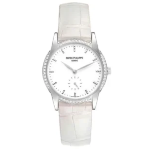 Patek Philippe 33mm Ladies' Calatrava Watch Gray Dial 4897G