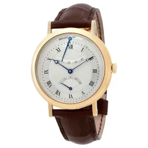 Breguet Tradition Silver & Grey Dial Brown 40 MM Watch for Men