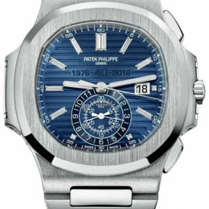 Patek Philippe Nautilus Chronograph White Gold Blue Dial 44mm 5976/1G-001